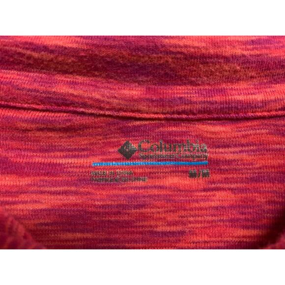 Columbia Women’s Omni-Wick Quarter Zip Pink Heather Long Sleeve Active Top M - Picture 4 of 5
